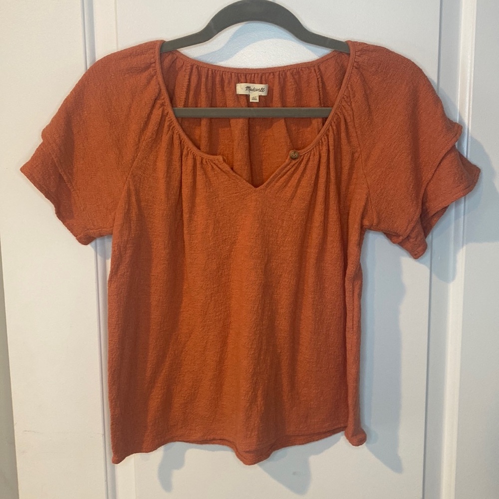 Madewell loose flutter sleeve Tee